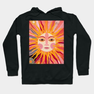 Boho Sun Face Hoodie